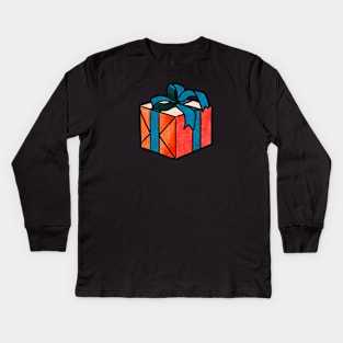 Gift Box Kids Long Sleeve T-Shirt